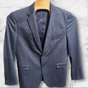 Johnston & Murphy Blazer Mens Large Blue XC4 Extreme Comfort Lightweight Jacket